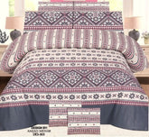 Single Bed Sheet Pair (Set) Pure Cotton-Design-303